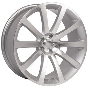 OE Wheels Replica CL02 Silver Machined 22x9.0 +18 5x115mm 71.5mm