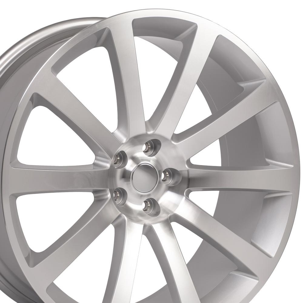 OE Wheels Replica CL02 Silver Machined 22x9.0 +18 5x115mm 71.5mm - Wheelwiz