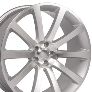 OE Wheels Replica CL02 Silver Machined 22x9.0 +18 5x115mm 71.5mm