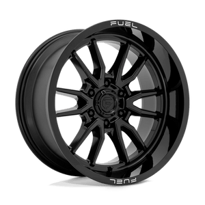 Fuel Offroad D760 CLASH Gloss Black 20x9 +1 6x139.7mm 106.1mm - Wheelwiz