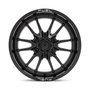 Fuel Offroad D760 CLASH Gloss Black 18x9 -12 6x139.7mm 106.1mm - Wheelwiz
