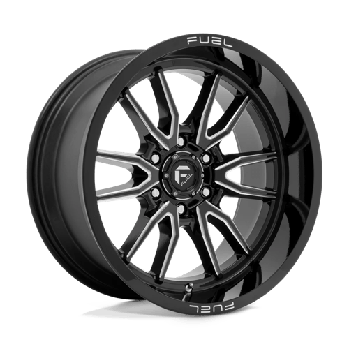 Fuel Offroad D761 CLASH Gloss Black Milled 18x9 +1 6x139.7mm 106.1mm - Wheelwiz