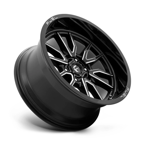 Fuel Offroad D761 CLASH Gloss Black Milled 18x9 -12 6x135mm 87.1mm - Wheelwiz