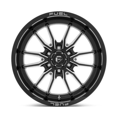 Fuel Offroad D761 CLASH Gloss Black Milled 18x9 +1 6x135mm 87.1mm - Wheelwiz