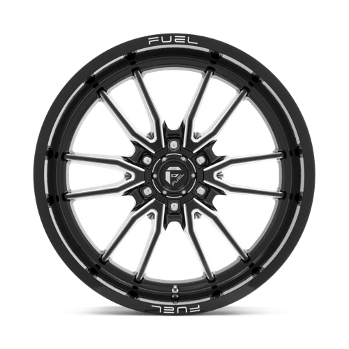 Fuel Offroad D761 CLASH Gloss Black Milled 22x10 -18 6x139.7mm 106.1mm - Wheelwiz