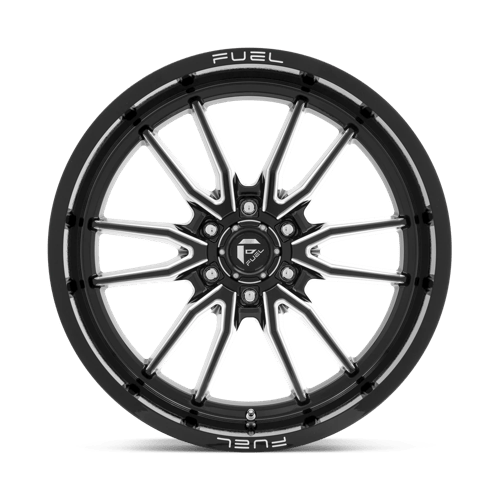 Fuel Offroad D761 CLASH Gloss Black Milled 22x10 -18 6x139.7mm 106.1mm - Wheelwiz