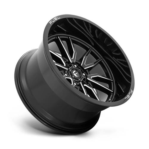 Fuel Offroad D761 CLASH Gloss Black Milled 22x12 -44 6x135mm 87.1mm - Wheelwiz