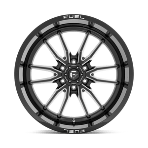 Fuel Offroad D761 CLASH Gloss Black Milled 22x12 -44 6x139.7mm 106.1mm - Wheelwiz
