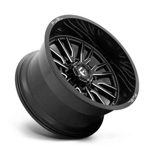 Fuel Offroad D761 CLASH Gloss Black Milled 22x12 -44 8x180mm 124.2mm - Wheelwiz