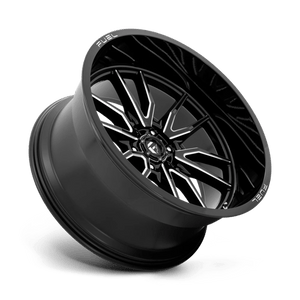 Fuel Offroad D761 CLASH Gloss Black Milled 24x12 -44 6x139.7mm 106.1mm - Wheelwiz