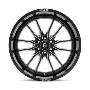 Fuel Offroad D761 CLASH Gloss Black Milled 24x12 -44 6x139.7mm 106.1mm - Wheelwiz