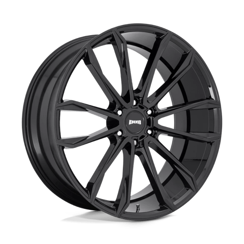 DUB S253 CLOUT Gloss Black 24x10 +30 6x135mm 87.1mm - Wheelwiz