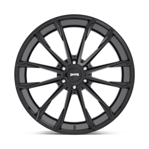 DUB S253 CLOUT Gloss Black 24x10 +30 6x135mm 87.1mm - Wheelwiz