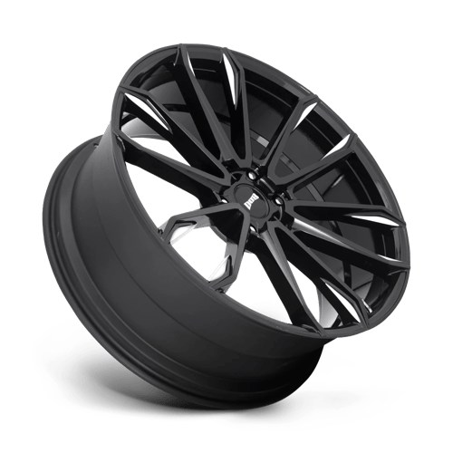 DUB S252 CLOUT Gloss Black Milled 24x10 +30 6x135mm 87.1mm - Wheelwiz