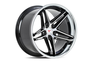 Ferrada Wheels CM1 Machine Black / Chrome Lip 20x10.5 +20 5x115mm 71.6mm
