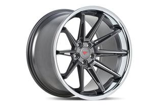 Ferrada Wheels CM2 Matte Graphite / Chrome Lip 19x9.5 +20 5x114.3mm 73.1mm