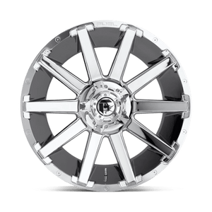 Fuel Offroad D614 CONTRA Chrome Plated 22x12 -44 8x165.1mm 125.1mm - WheelWiz