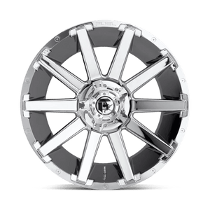 Fuel Offroad D614 CONTRA Chrome 20x9 +1 8x165.1mm 125.1mm - Wheelwiz