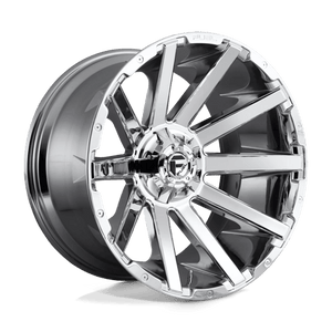 Fuel Offroad D614 CONTRA Chrome Plated 22x12 -44 6x135|6x139.7mm 106.1mm - WheelWiz