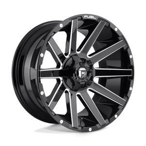 Fuel Offroad D615 CONTRA Gloss Black Milled 18x9 -12 5x139.7|5x150mm 110.1mm - WheelWiz