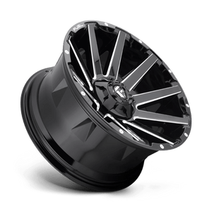 Fuel Offroad D615 CONTRA Gloss Black Milled 18x9 +1 6x135|6x139.7mm 106.1mm - Wheelwiz