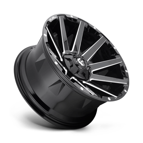 Fuel Offroad D615 CONTRA Gloss Black Milled 20x9 +20 8x170mm 125.1mm - Wheelwiz