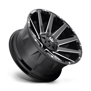 Fuel Offroad D615 CONTRA Gloss Black Milled 22x10 -18 8x165.1mm 125.1mm - Wheelwiz