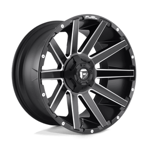 Fuel Offroad D616 CONTRA Matte Black Milled 22x10 -18 6x135|6x139.7mm 106.1mm - WheelWiz