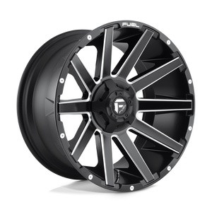 Fuel Offroad D616 CONTRA Matte Black Milled 22x12 -44 8x180mm 124.2mm - WheelWiz