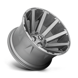Fuel Offroad D714 CONTRA PLATINUM Brushed Gun Metal Tinted Clear 20x9 +19 6x135|6x139.7mm 106.1mm - Wheelwiz