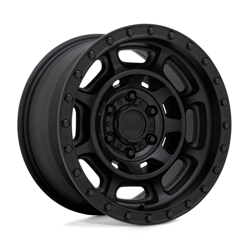 Black Rhino CONVOY Matte Black 17x8.5 -18 5x127mm 71.5mm - Wheelwiz