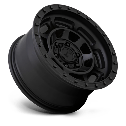 Black Rhino CONVOY Matte Black 17x8.5 -18 5x127mm 71.5mm - Wheelwiz