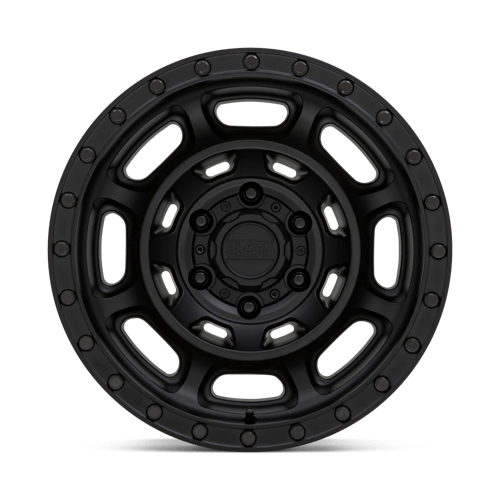 Black Rhino CONVOY Matte Black 17x8.5 -18 5x127mm 71.5mm - Wheelwiz