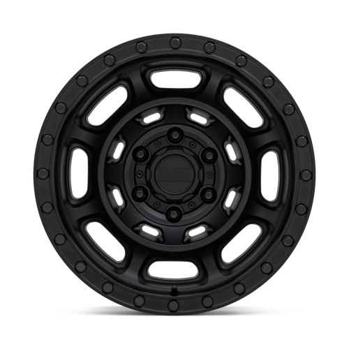 Black Rhino CONVOY Matte Black 17x8.5 -18 5x127mm 71.5mm - Wheelwiz