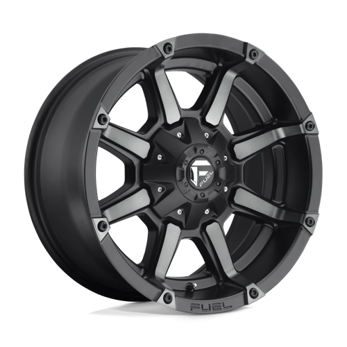 Fuel Offroad D556 COUPLER Matte Black Double Dark Tint 18x9 +1 6x135|6x139.7mm 106.1mm - Wheelwiz
