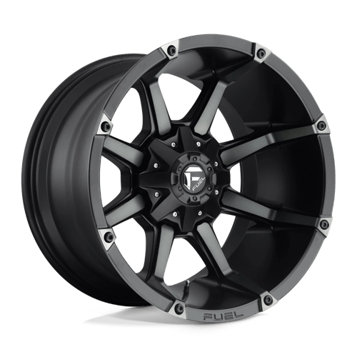 Fuel Offroad D556 COUPLER Matte Black Double Dark Tint 18x9 +1 8x180mm 124.2mm - Wheelwiz