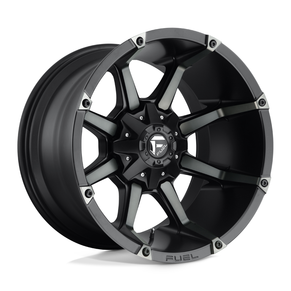 Fuel Offroad D556 COUPLER Matte Black Double Dark Tint 22x12 -44 8x165.1mm 125.1mm - WheelWiz