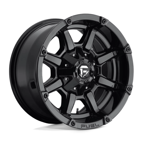 Fuel Offroad D575 COUPLER Gloss Black 17x9 -12 6x135|6x139.7mm 106.1mm - Wheelwiz