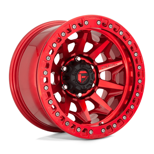 Fuel Offroad D113 COVERT BEADLOCK Candy Red 17x9 -15 5x150mm 110.1mm - Wheelwiz