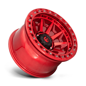 Fuel Offroad D113 COVERT BEADLOCK Candy Red 17x9 -15 6x139.7mm 106.1mm - Wheelwiz