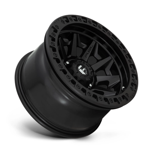 Fuel Offroad D114 COVERT BEADLOCK Matte Black 17x9 -15 6x139.7mm 106.1mm - Wheelwiz