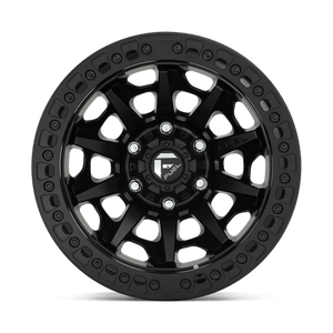 Fuel Offroad D114 COVERT BEADLOCK Matte Black 17x9 -38 5x127mm 71.5mm - Wheelwiz