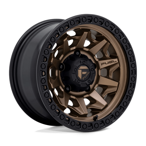 Fuel Offroad D696 COVERT Matte Bronze Black Bead Ring 15x8 -12 5x139.7mm 108mm - Wheelwiz