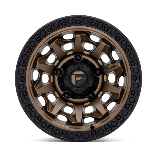 Fuel Offroad D696 COVERT Matte Bronze Black Bead Ring 15x8 -12 5x139.7mm 108mm - Wheelwiz