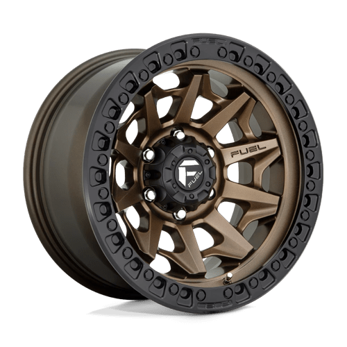 Fuel Offroad D696 COVERT Matte Bronze Black Bead Ring 17x9 -12 6x139.7mm 106.1mm - Wheelwiz