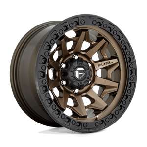 Fuel Offroad D696 COVERT Matte Bronze Black Bead Ring 17x9 -12 6x139.7mm 106.1mm - Wheelwiz