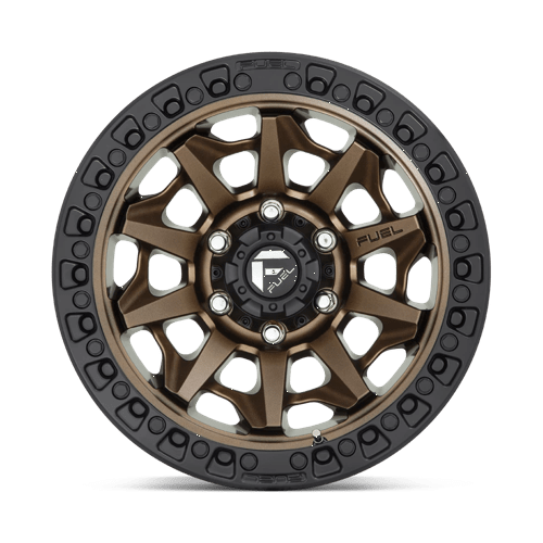 Fuel Offroad D696 COVERT Matte Bronze Black Bead Ring 17x9 -12 6x139.7mm 106.1mm - Wheelwiz