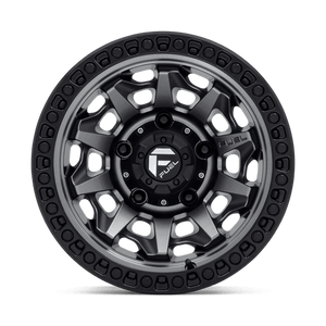 Fuel Offroad D716 COVERT Matte Gunmetal Black Bead Ring 15x8 -12 5x139.7mm 108mm - Wheelwiz