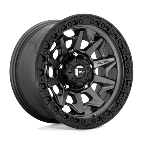 Fuel Offroad D716 COVERT Matte Gunmetal Black Bead Ring 20x9 +1 8x170mm 125.1mm - Wheelwiz