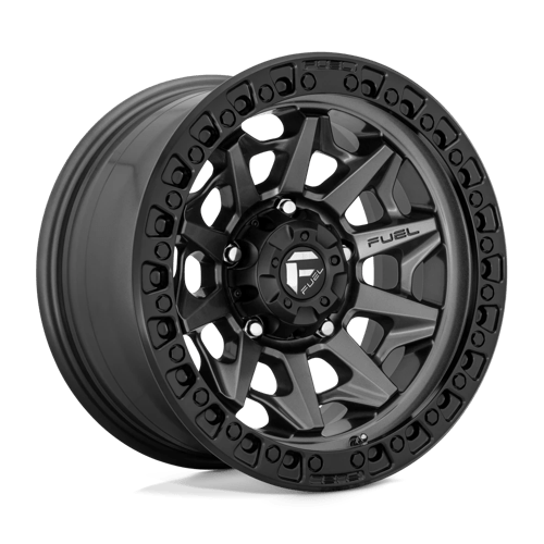 Fuel Offroad D716 COVERT Matte Gunmetal Black Bead Ring 20x9 +1 6x139.7mm 106.1mm - Wheelwiz